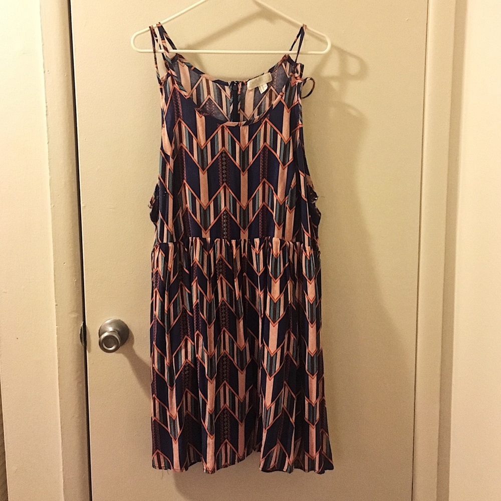 Forever 21 spaghetti strap fit and flare dress